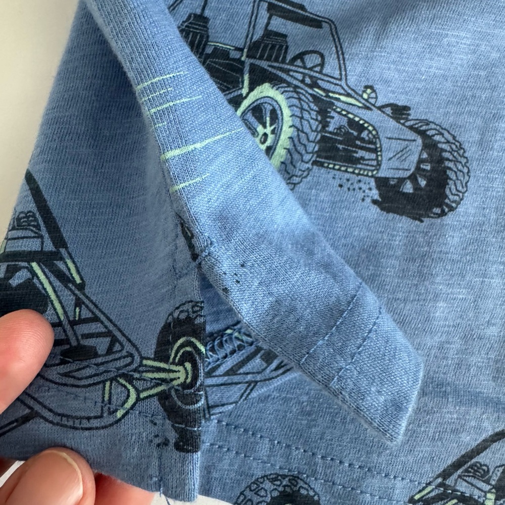 NWT, CARTER’S Blue Polo Shirt with Print Size 8 - Picture 7 of 12